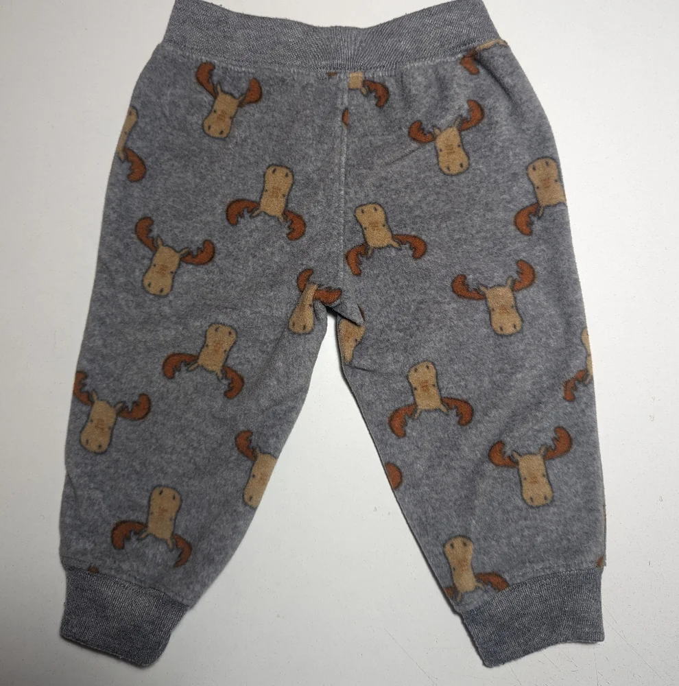 Carter's 9M Fleece Deer Pants